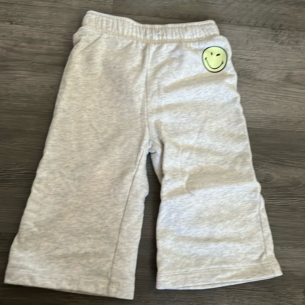 Light gray gap wide leg kids sweats